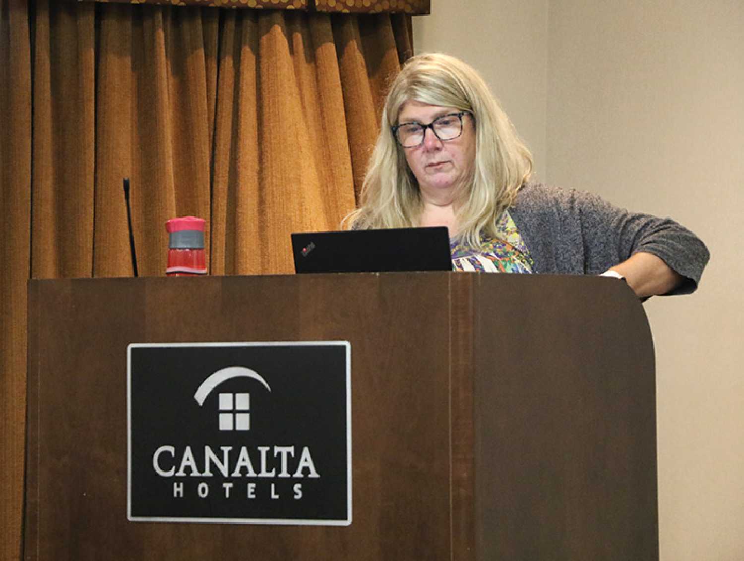 Jody Holzmiller Southeast College told Chamber members the different programs SE College offers every year, and how they are open to including more programs depending on the funding.
